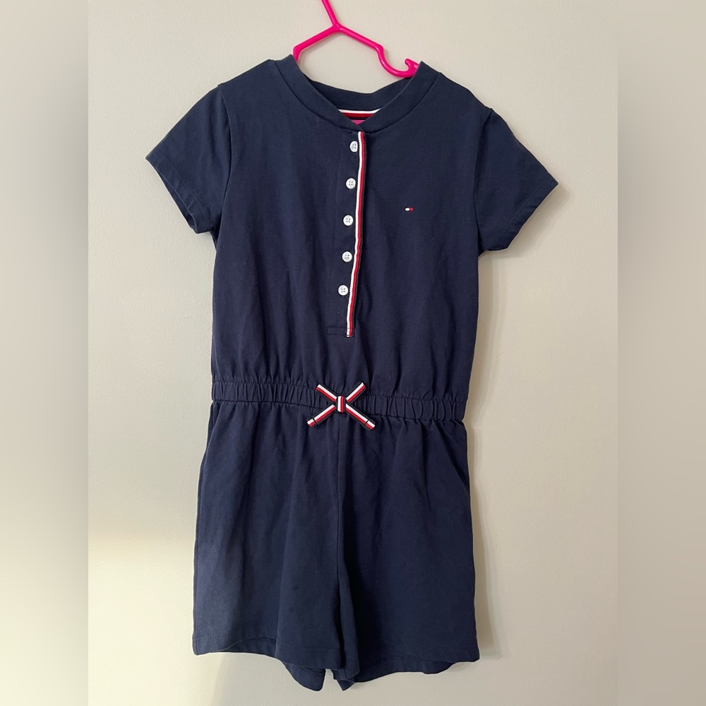 Tommy Hilfiger Girls Romper, Size 7